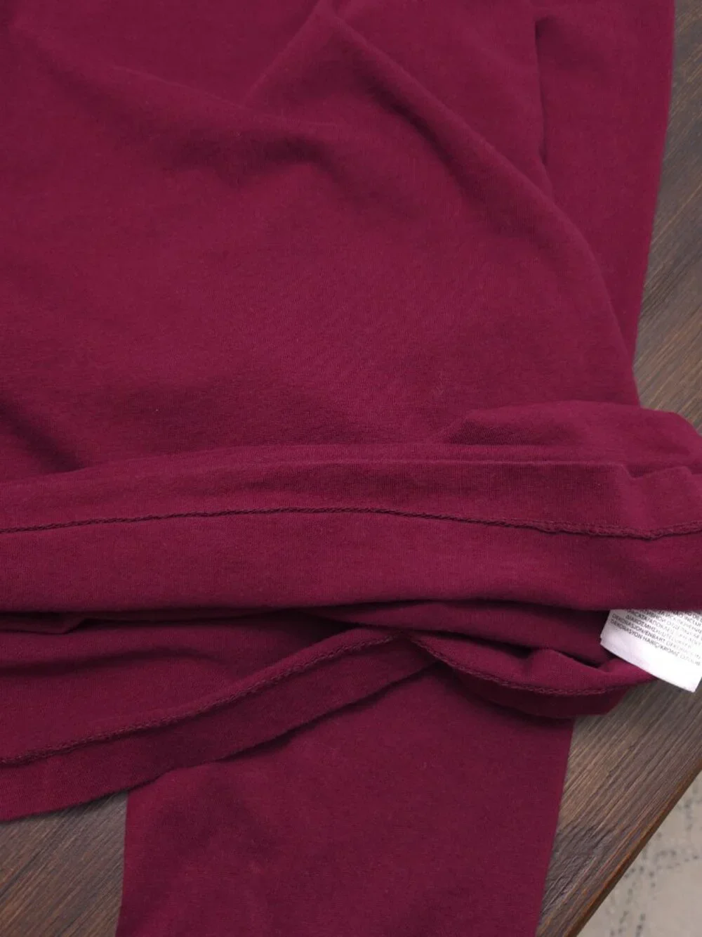 Polo Ralph Lauren Shirt Mens XL Classic Fit Maroon Long Sleeve Cotton Tee Pony